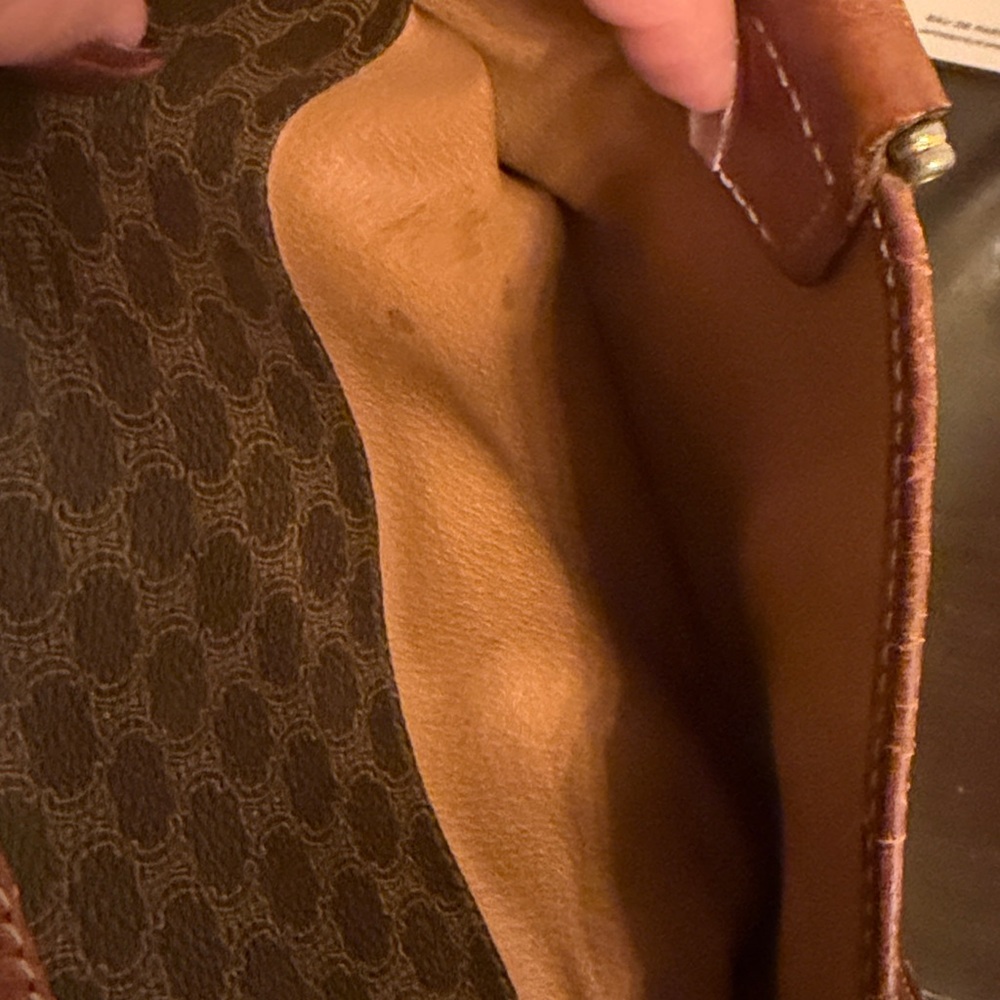 Celine vintage Boston bag Brown Leather Bag - Picture 5 of 9